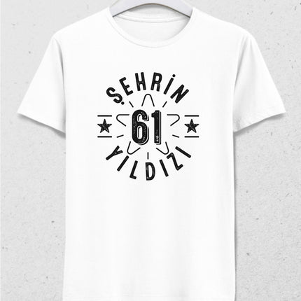 Şehrin yıldızı 61 Trabzon tişört - basmatik.com