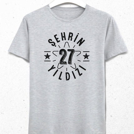 Şehrin yıldızı 27 Gaziantep tişört - basmatik.com