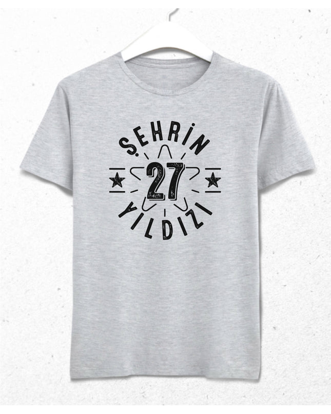 Şehrin yıldızı 27 Gaziantep tişört - basmatik.com