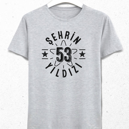 Şehrin yıldızı 53 Rize tişört - basmatik.com