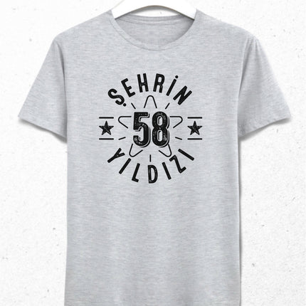 Şehrin yıldızı 58 Sivas tişört - basmatik.com