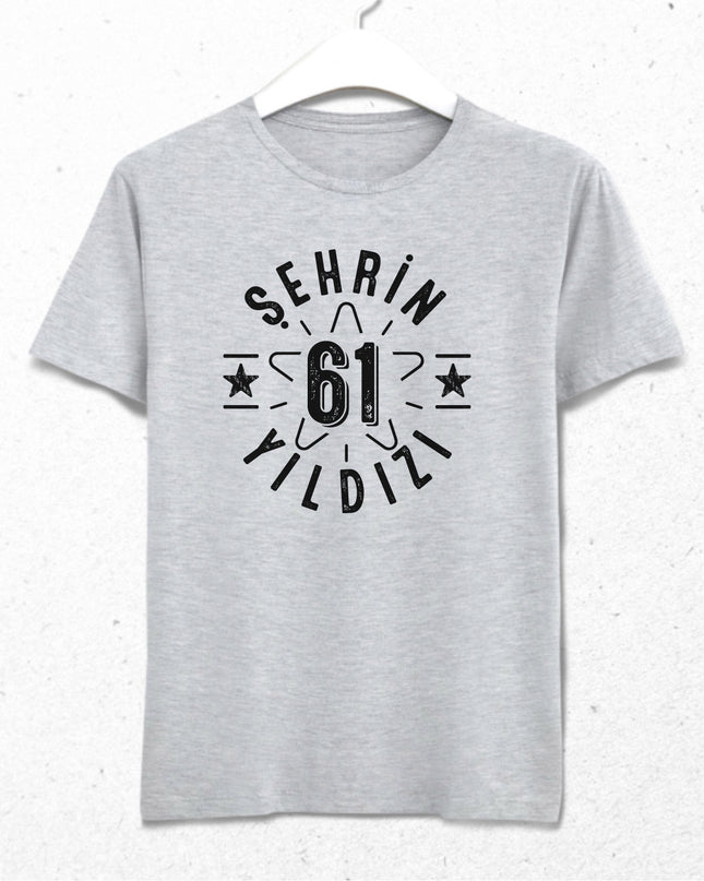 Şehrin yıldızı 61 Trabzon tişört - basmatik.com