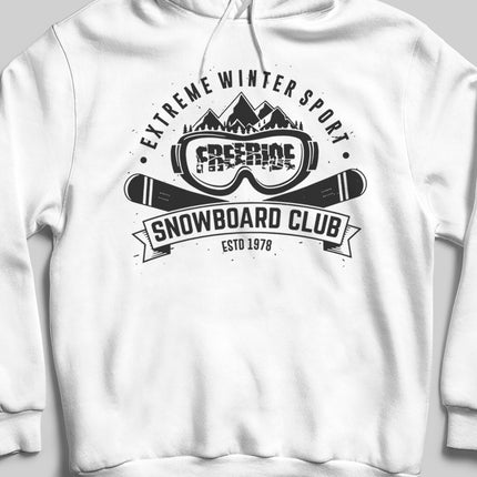 Snowboard kapşonlu - basmatik.com