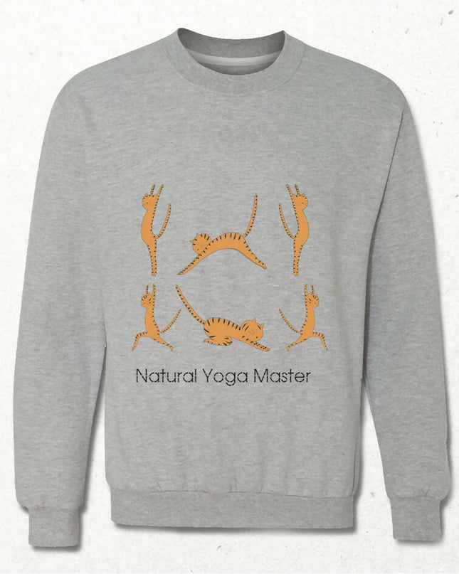 Natural Yoga Master Kedi Sweatshirt