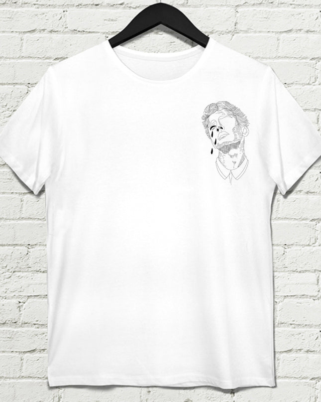 Sadboys Beyaz Tişört - basmatik.com