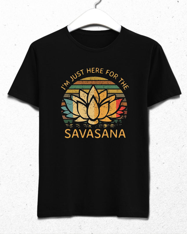 Savasana retro  yoga tişört - basmatik.com