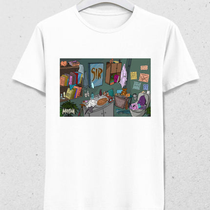 "Secret" T-Shirt from Mars - Men - White 