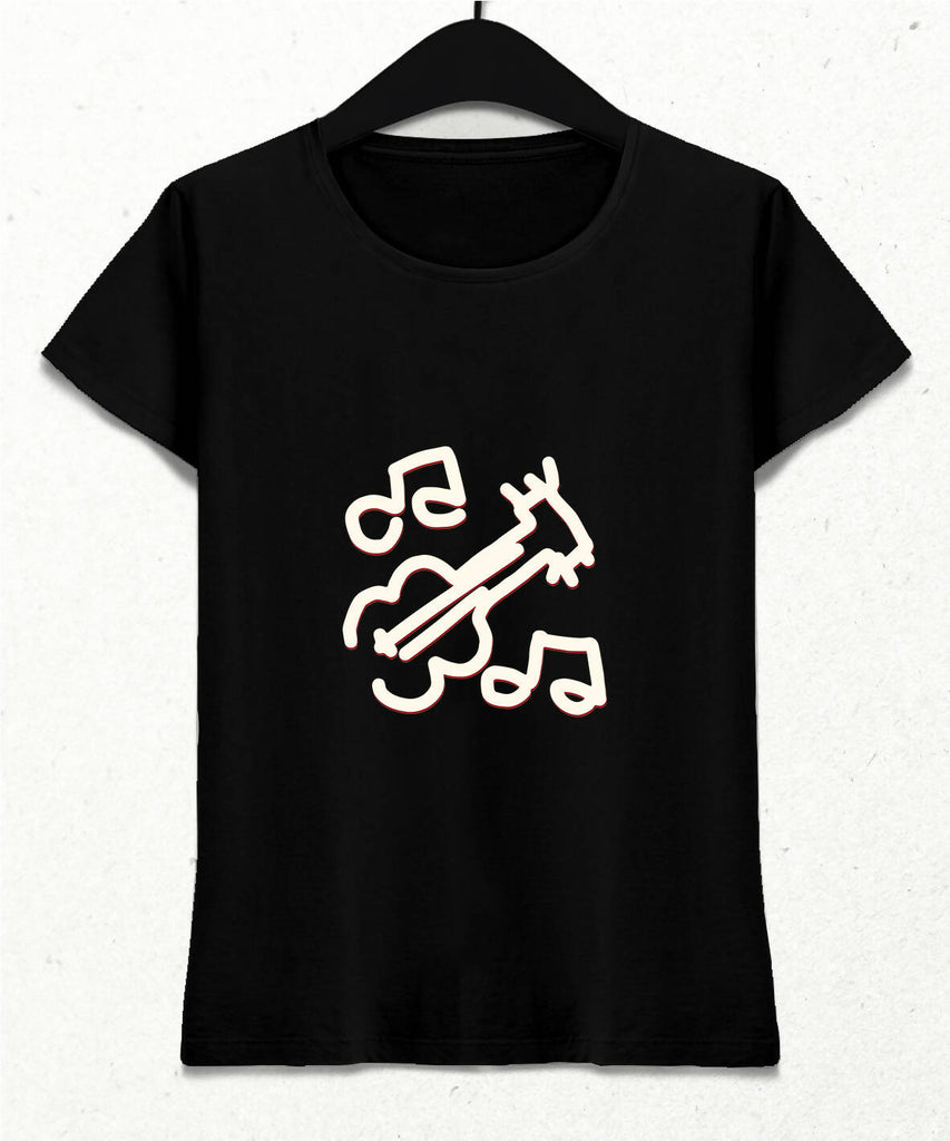 Drunk High Jinks HGÖ Guitar (Large) Women's T-Shirt