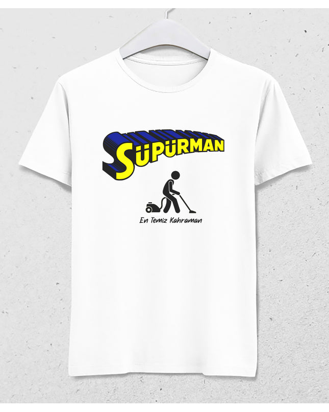 Süpürman en temiz kahraman tişört