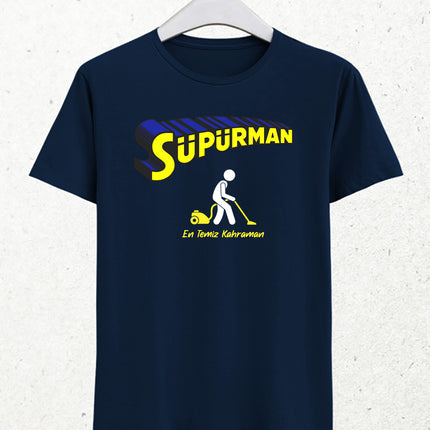 Süpürman en temiz kahraman tişört