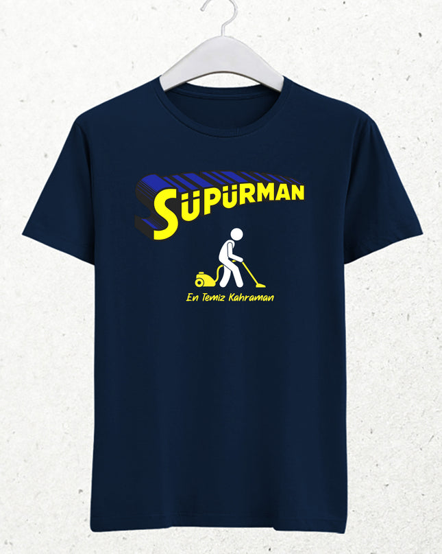 Süpürman en temiz kahraman tişört
