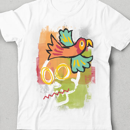 Sweet parrot çocuk tişört - basmatik.com