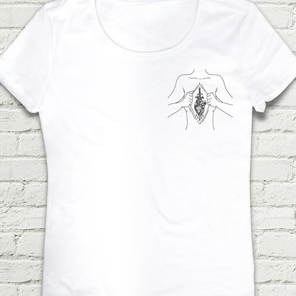 Sword Hearth  Beyaz Tişört - basmatik.com