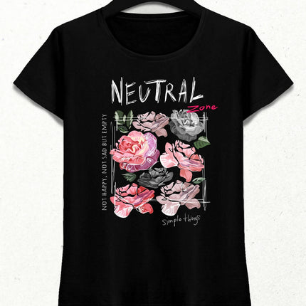 Neutral Zone Kadın Streetwear Tasarım T-shirt