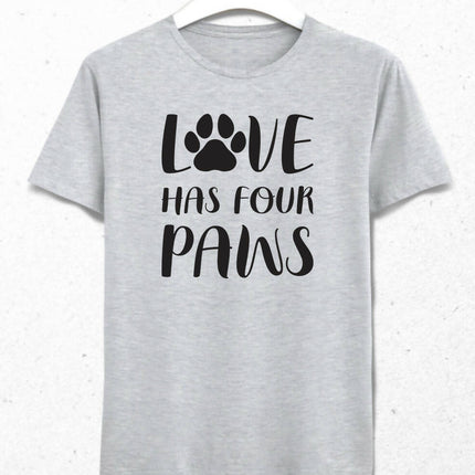 LOVE HAS FOUR PAWS 2 - MEN'S T-SHIRT
