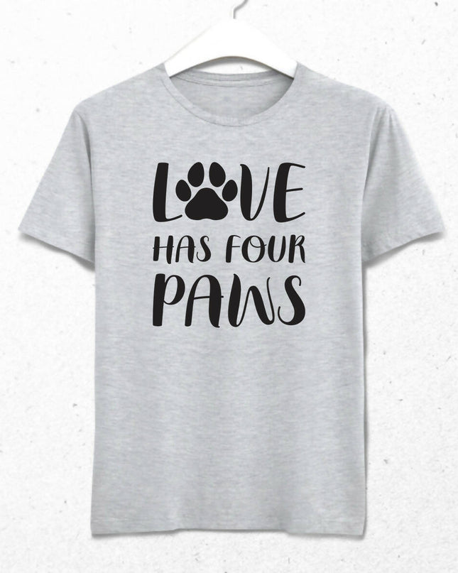 LOVE HAS FOUR PAWS 2 - MEN'S T-SHIRT
