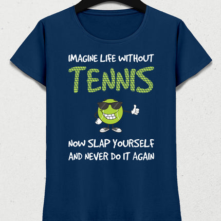 Tennis life kadın tişört - basmatik.com