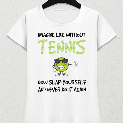 Tennis life kadın tişört - basmatik.com