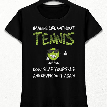 Tennis life kadın tişört - basmatik.com