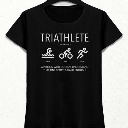 Triathlete tişört - basmatik.com