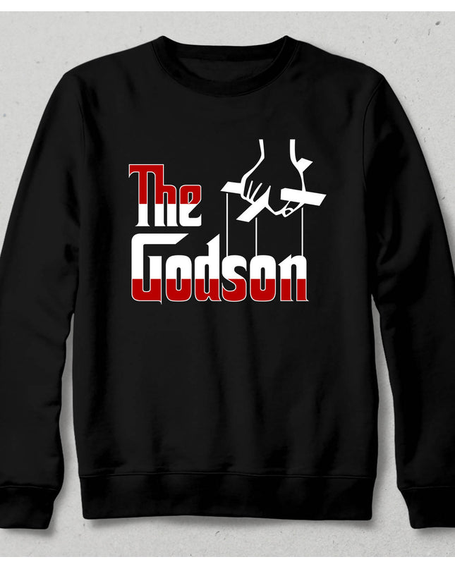 Godson Erkek Siyah Sweatshirt - basmatik.com