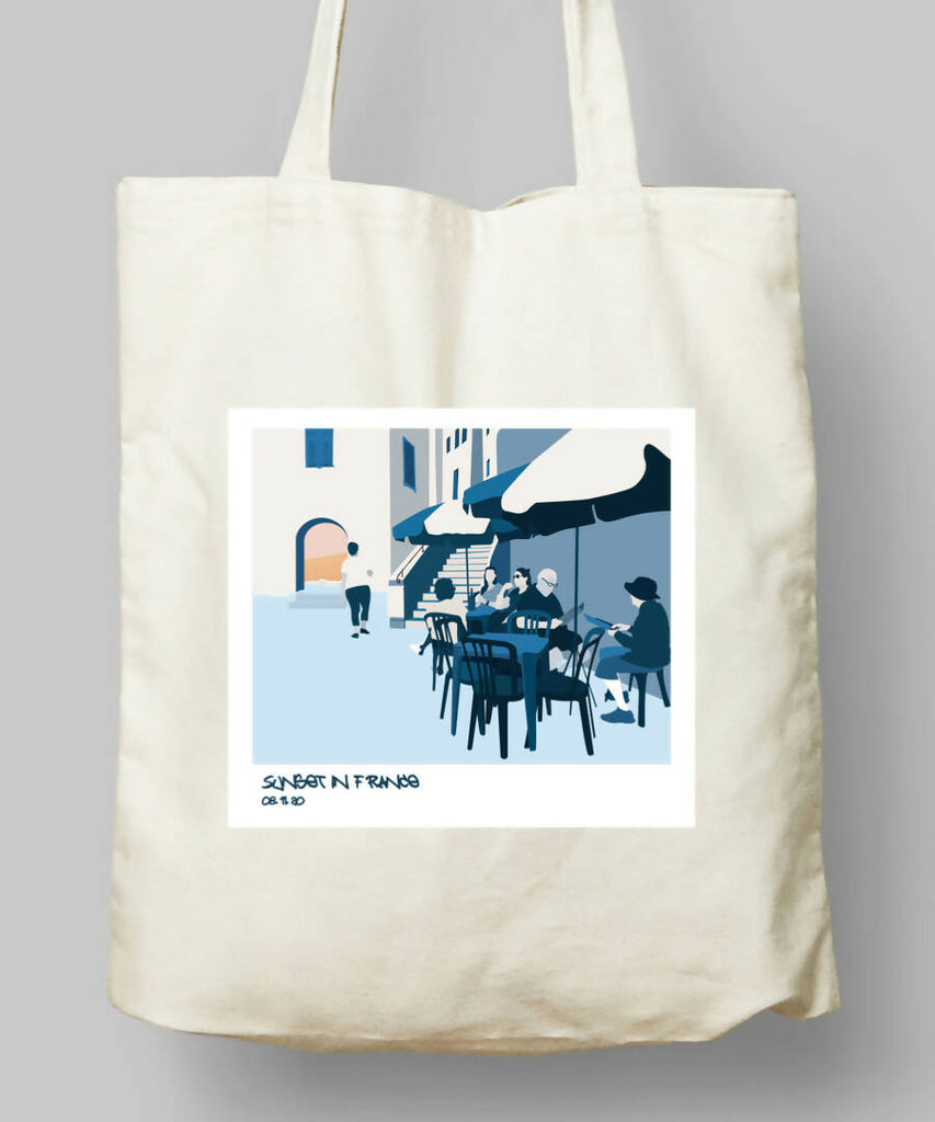 Sunset Tote Bag in France