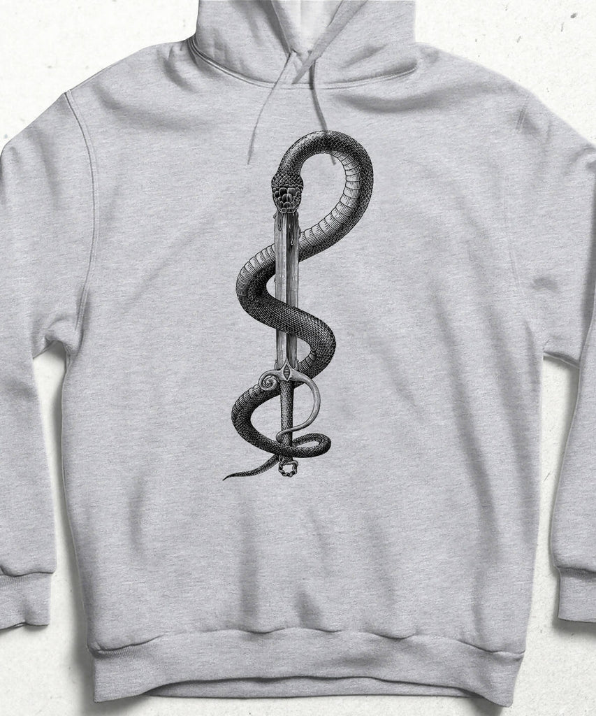 Snake Sword Kapüşonlu Sweatshirt