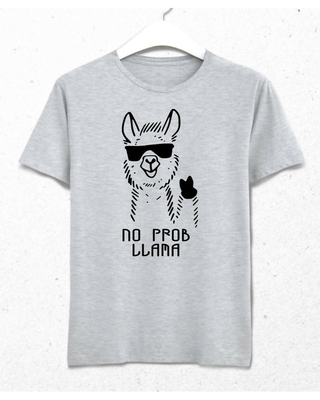 No Prob Llama Erkek Tişört - basmatik.com