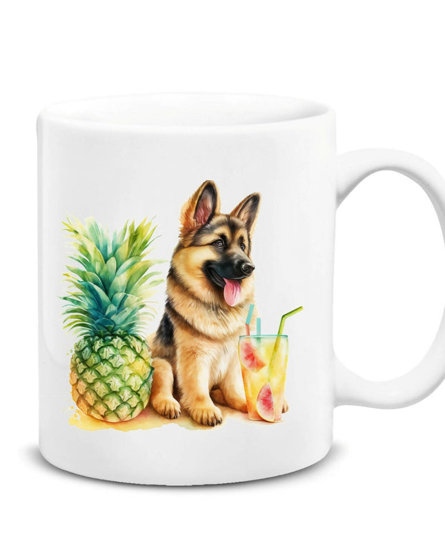 Köpekler Yaz Temalı Kupa