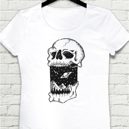 Ufo Beyaz Tişört - basmatik.com