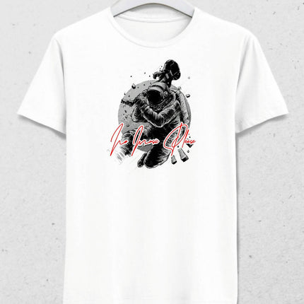 No Music Please Astronot Müzik Temalı T-shirt