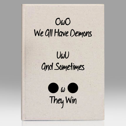 UwU kanvas defter - basmatik.com