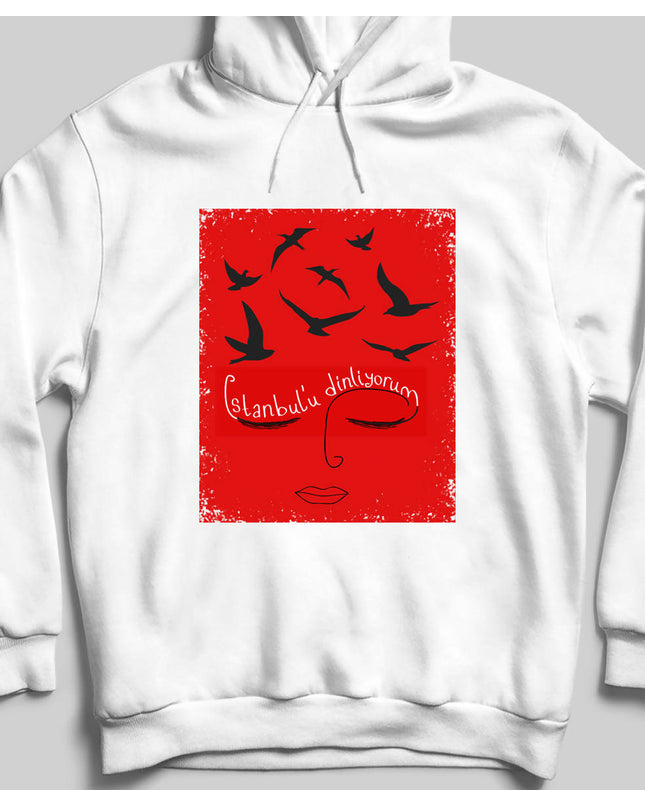 İstanbul'u Dinliyorum Sweatshirt - basmatik.com