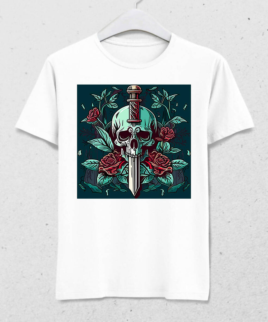 Skull, Rose and Sword 