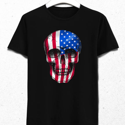 USA Skull Flag Men's T-Shirt