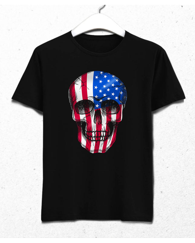 USA Skull Flag Men's T-Shirt