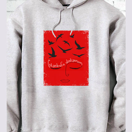 İstanbul'u Dinliyorum Sweatshirt - basmatik.com