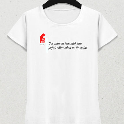 Victor Hugo özsöz tişört - basmatik.com