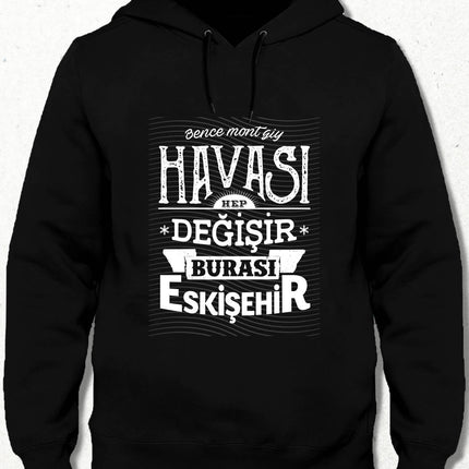 Kapüşonlu Sweatshirt - Burası Eskişehir - 8 - basmatik.com