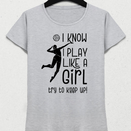 Volleyball girl kadın tişört - basmatik.com