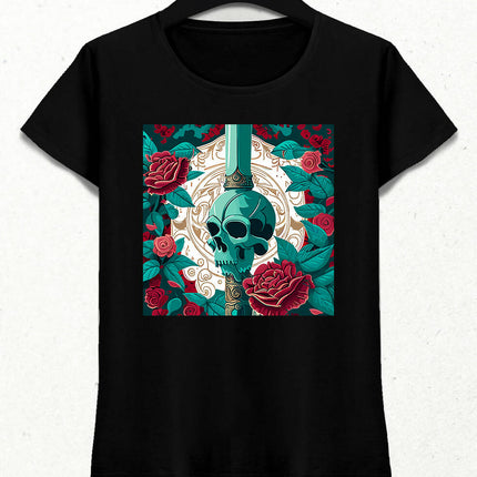 Skull, Rose and Sword 