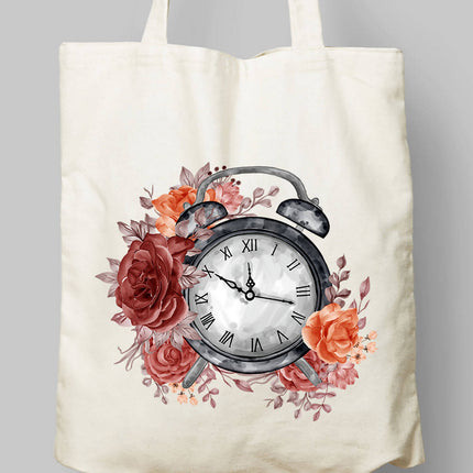 Çalar Saat Bez Çanta - basmatik.com
