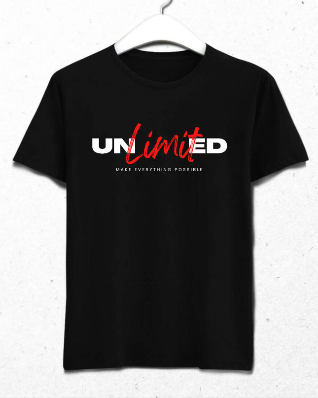 Siyah | Unlimited | Erkek Tişört