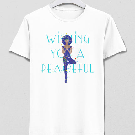 Wishing yoga tişört - basmatik.com