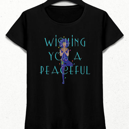 Wishing yoga tişört - basmatik.com