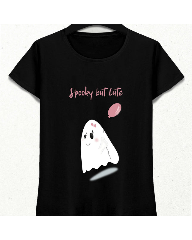 Scary but Cute Halloween Ghost T-Shirt 