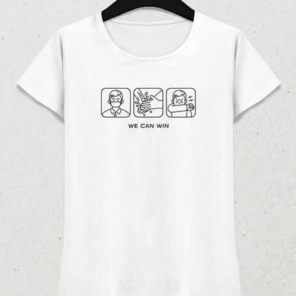 We can win kadın tişört - basmatik.com