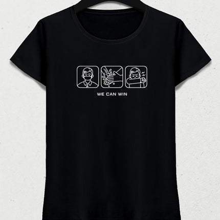 We can win kadın tişört - basmatik.com
