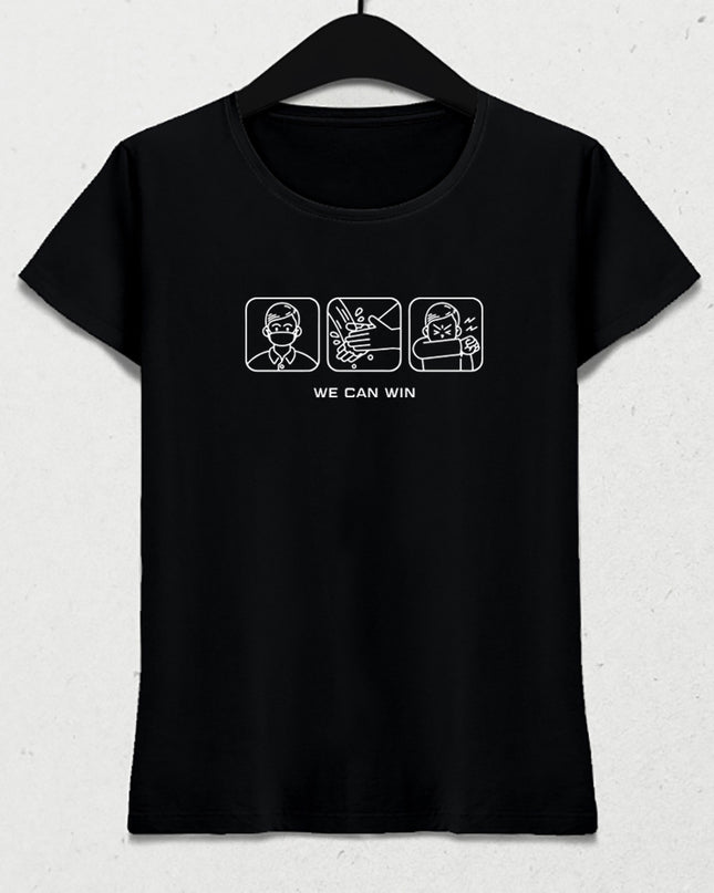 We can win kadın tişört - basmatik.com