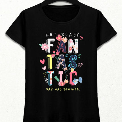 Fantastic Kadın Streetwear Tasarım T-shirt